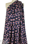 NY designer flower shower printed silk jacquard