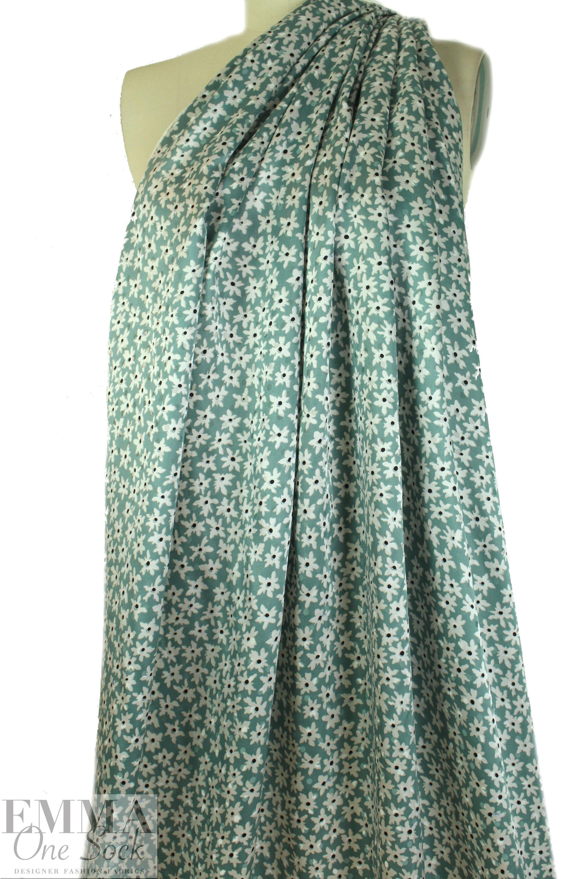 NY designer harbor floral silk jacquard