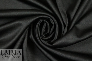 famous designer silk jersey - black 1.625 yds