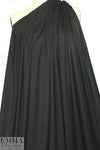 famous designer silk jersey - black