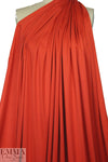 famous designer silk jersey - cherry