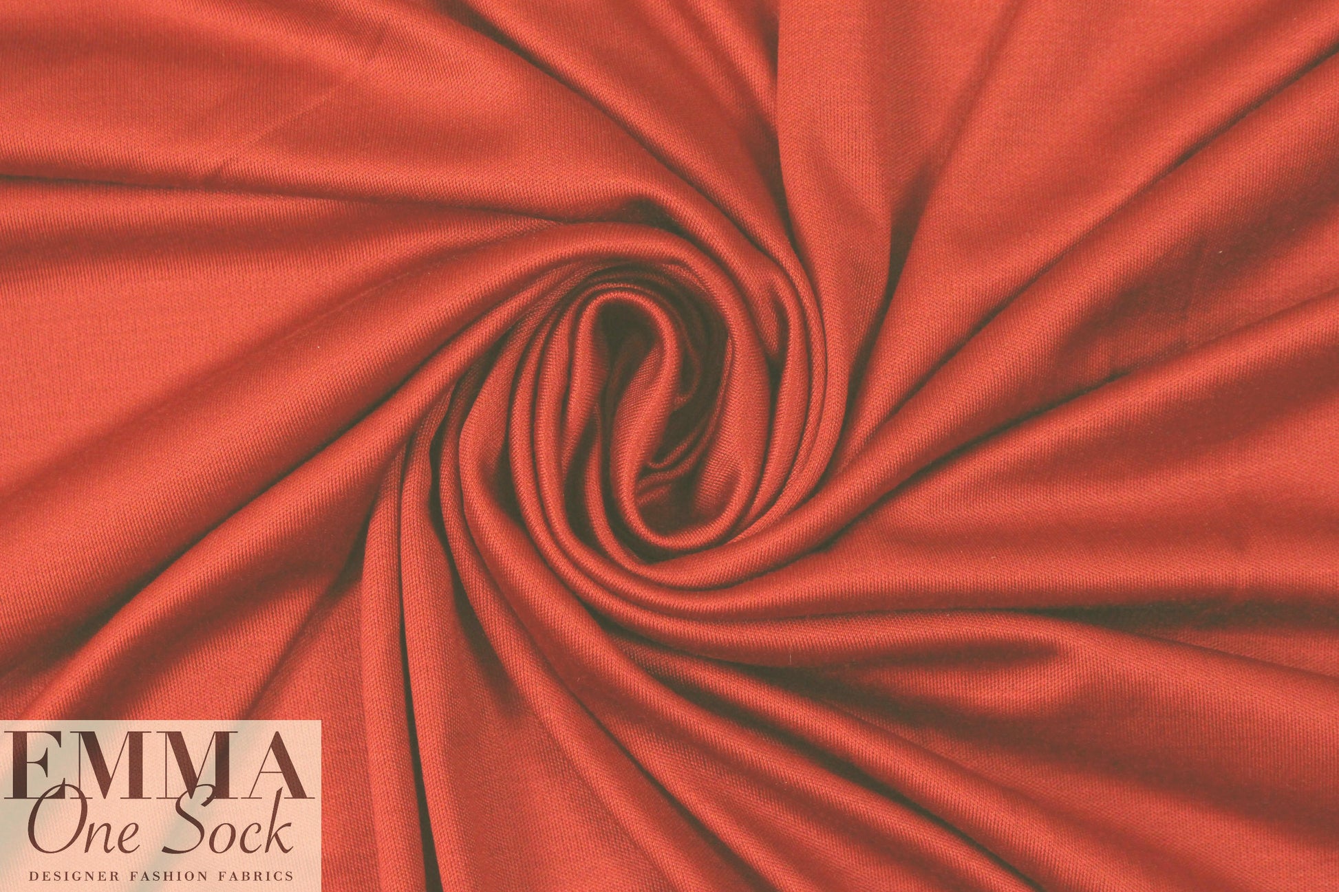famous designer silk jersey - tomato .66 yds