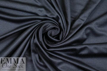 famous designer silk jersey - dark navy