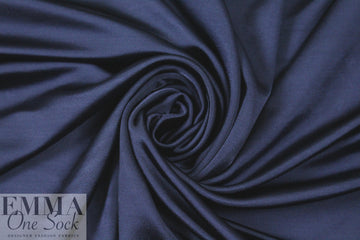 famous designer silk jersey - blue ribbon