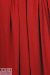 famous designer silk jersey - chinese red