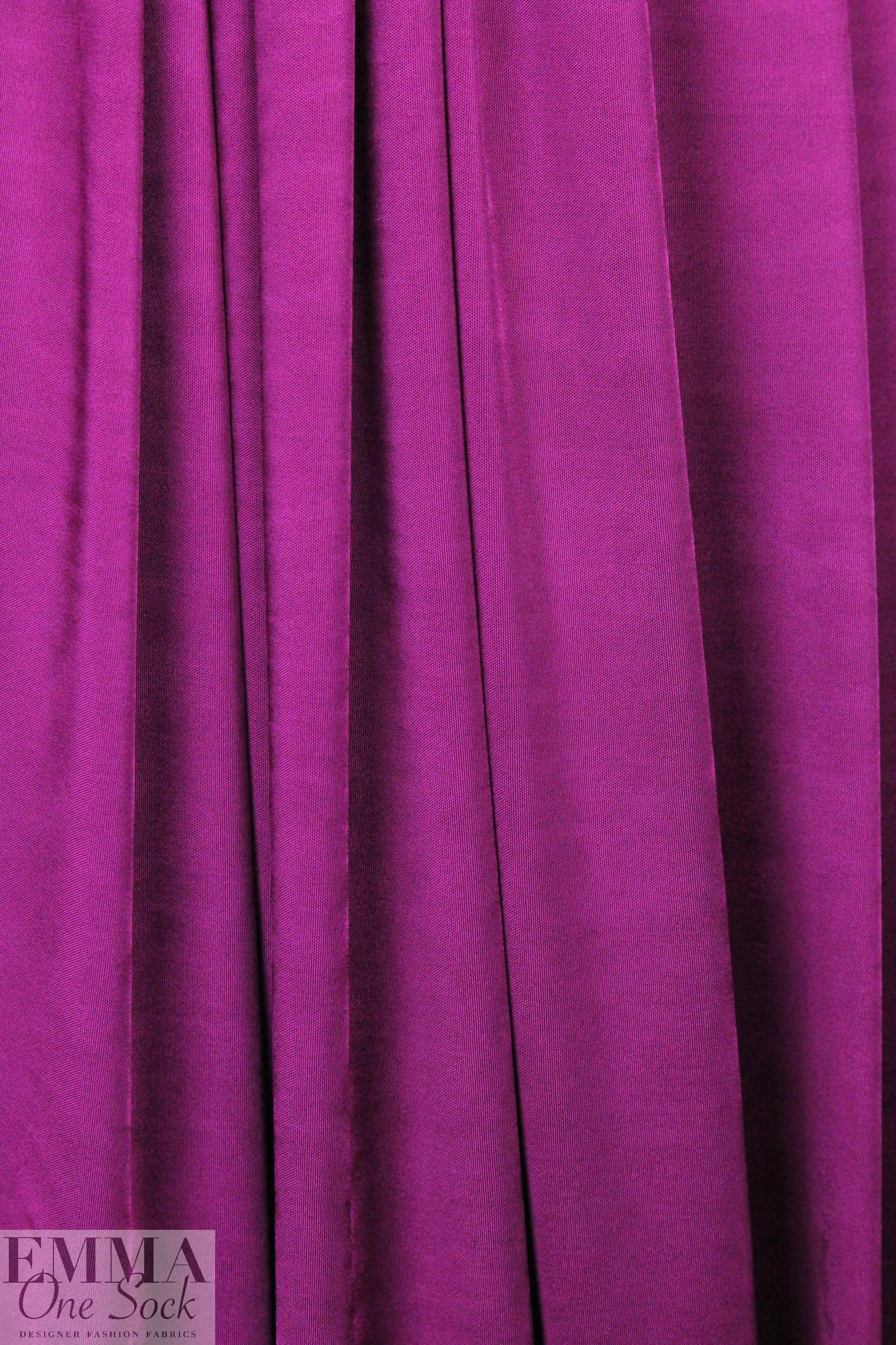 famous designer silk jersey - violet .875 yds