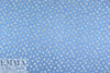 NY designer b/w on blue little floral silk jersey