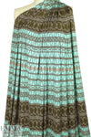 NY designer silk jersey - macrame' panel .75 yds