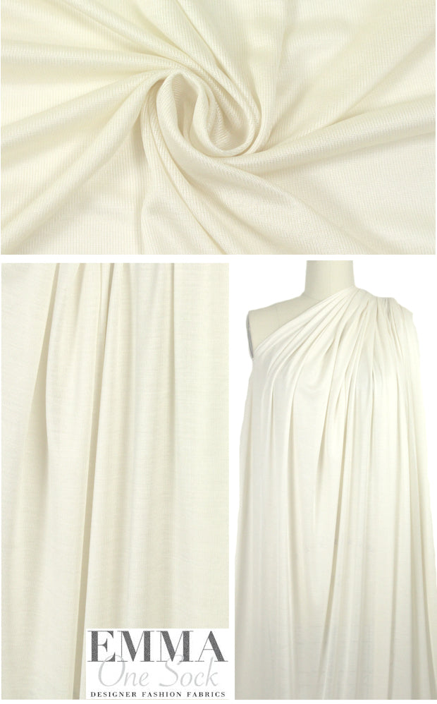 The0ry featherweight silk jersey - cream