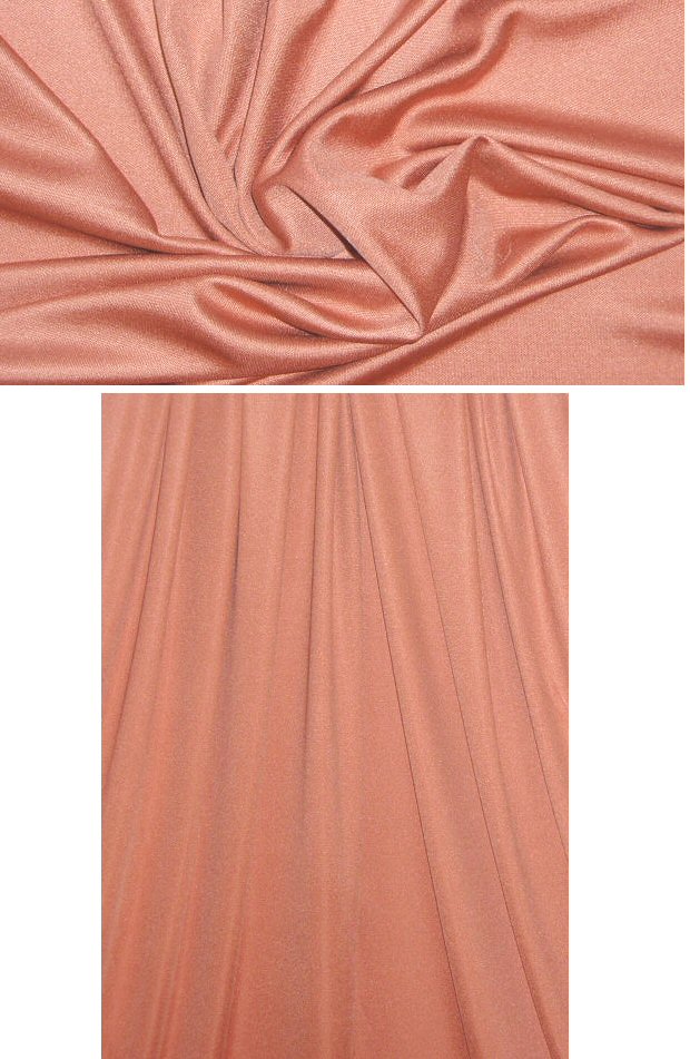beautiful quality silk jersey - Apricot 1.125 yds
