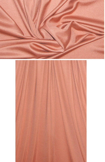 beautiful quality silk jersey - Apricot 1.125 yds