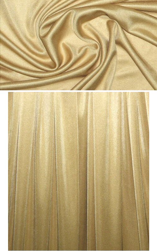 beautiful quality silk jersey - gold 1 yard