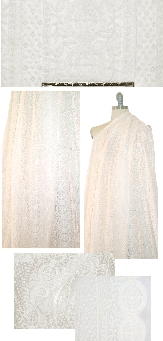 The0ry decorative embroidered silk - ivory