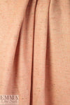 Italian orange/white tweedy twill weave suiting
