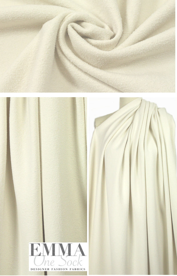 The0ry silk/elas textured stretch heavy knit - cream