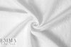 NY designer textured floral matelasse' - white 1.45 yds