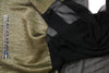 Derek L@m gold metallic selvage silk sheer - black