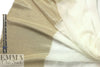 Derek L@m gold metallic selvage silk sheer - cream