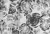 Lander0 'wet look' flowery fantasy silk/nylon fancy weave