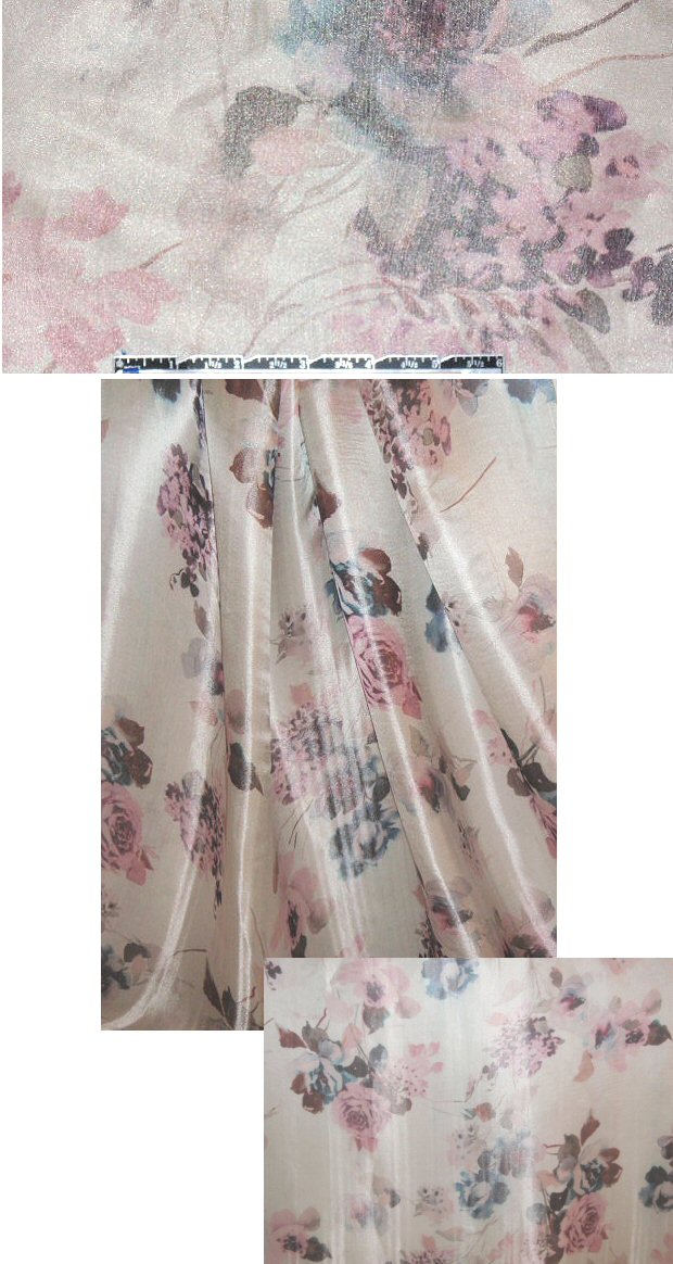 famous designer special weave vintage silk/nylon 1.875 yds