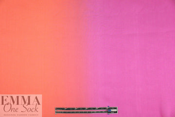 Monique Lhui11er silk ombre chiffon - pink/coral 1.66 yd