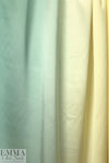 CA designer silk ombre charmeuse - butter/celadon 2 yds