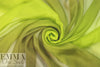 Caroline C0nstas silk ombre chiffon - greens 1.25 yds