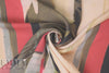 NY designer painterly abstract panel silk georgette