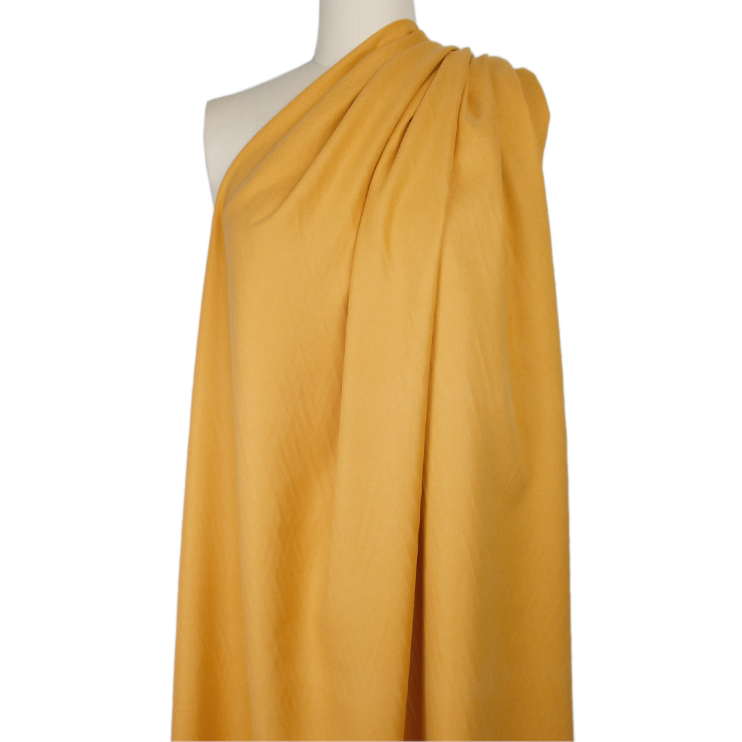 Italian silk pique' textured woven - sunflower 2.5 yd