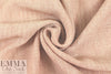 Italian 2-ply silk plisse' doublecloth - pink blush 1.25 yds