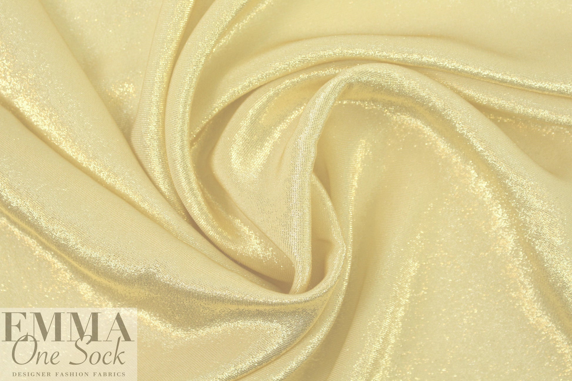Italian gold lame' silk/metallic drapey woven