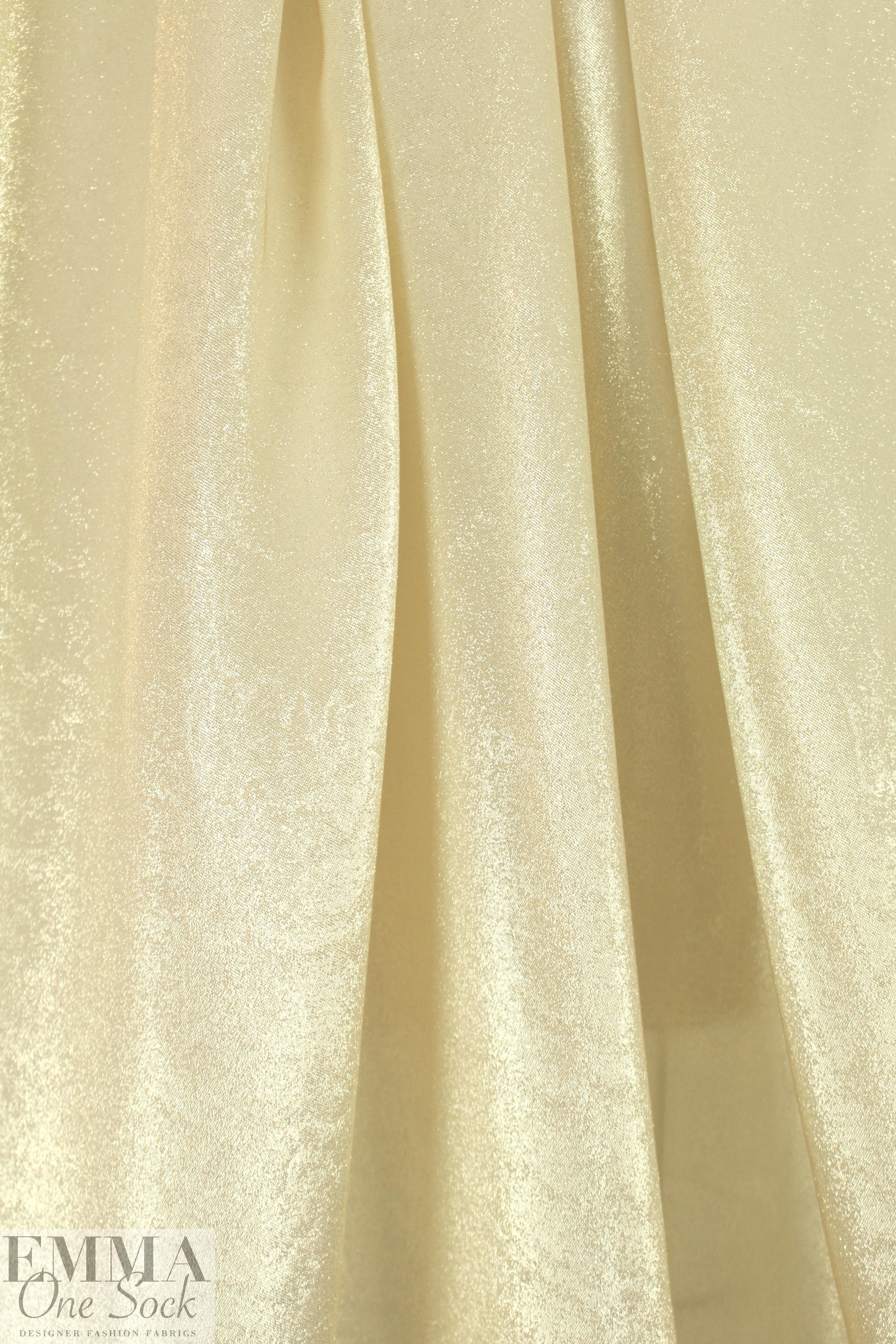 Italian gold lame' silk/metallic drapey woven