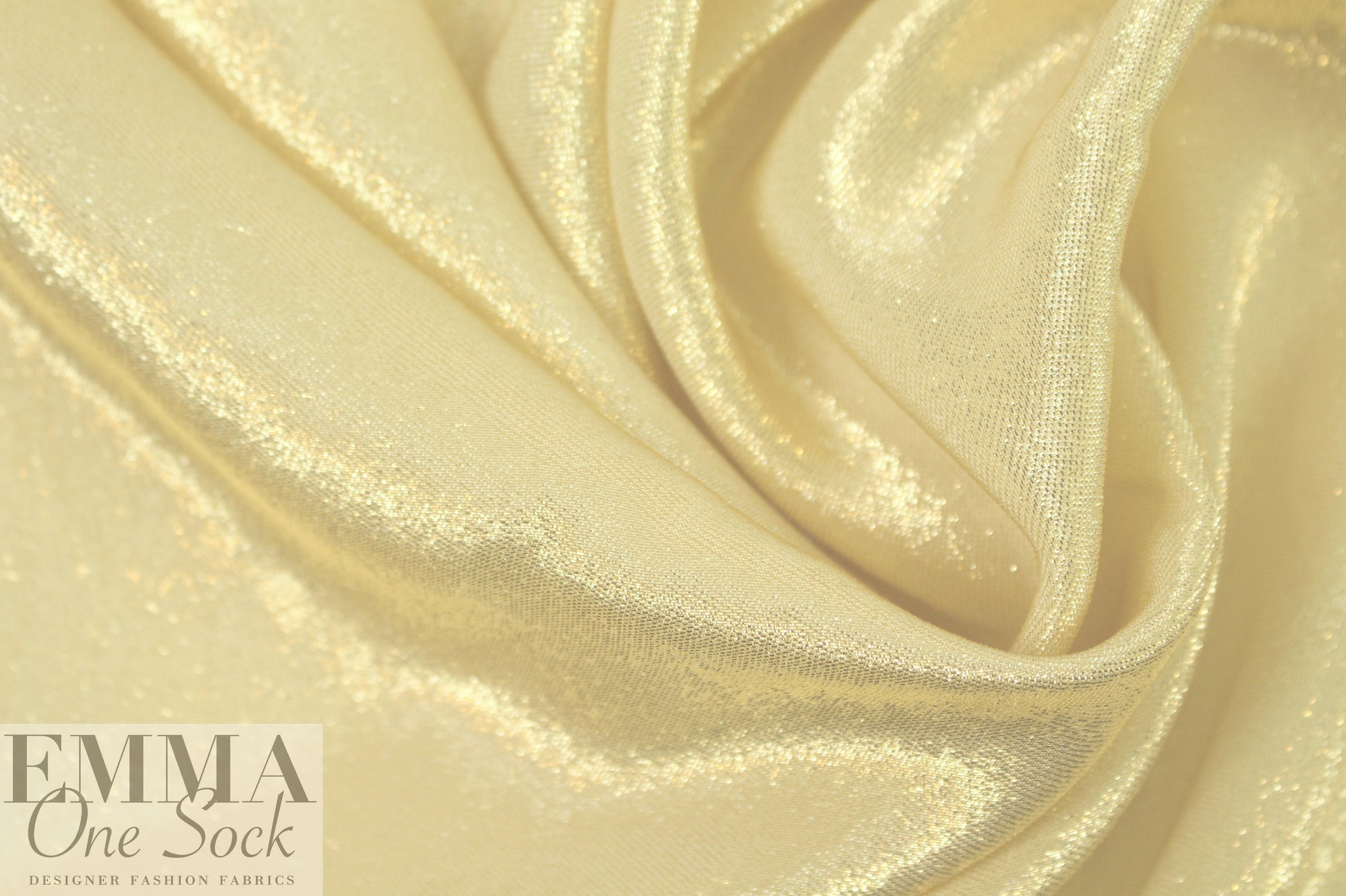 Italian gold lame' silk/metallic drapey woven