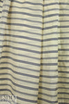 Italian silk/viscose yarn-dye striped organza 2.25 yd