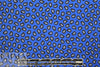 Italian cobalt paisley satin finish viscose woven