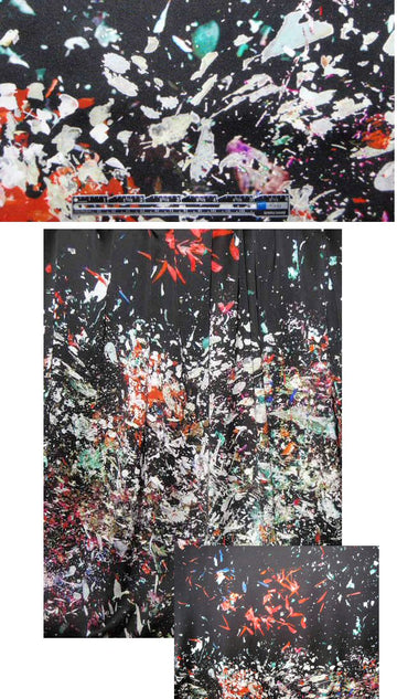 J. Mende1 confetti abstract silk satin