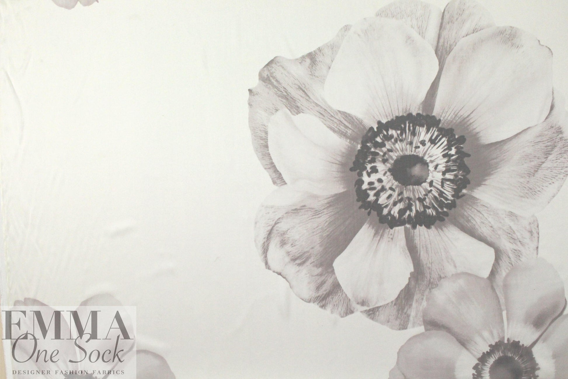 Carmen Marc Va1vo 'grand flower' silk chiffon