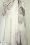 Carmen Marc Va1vo 'grand flower' silk chiffon