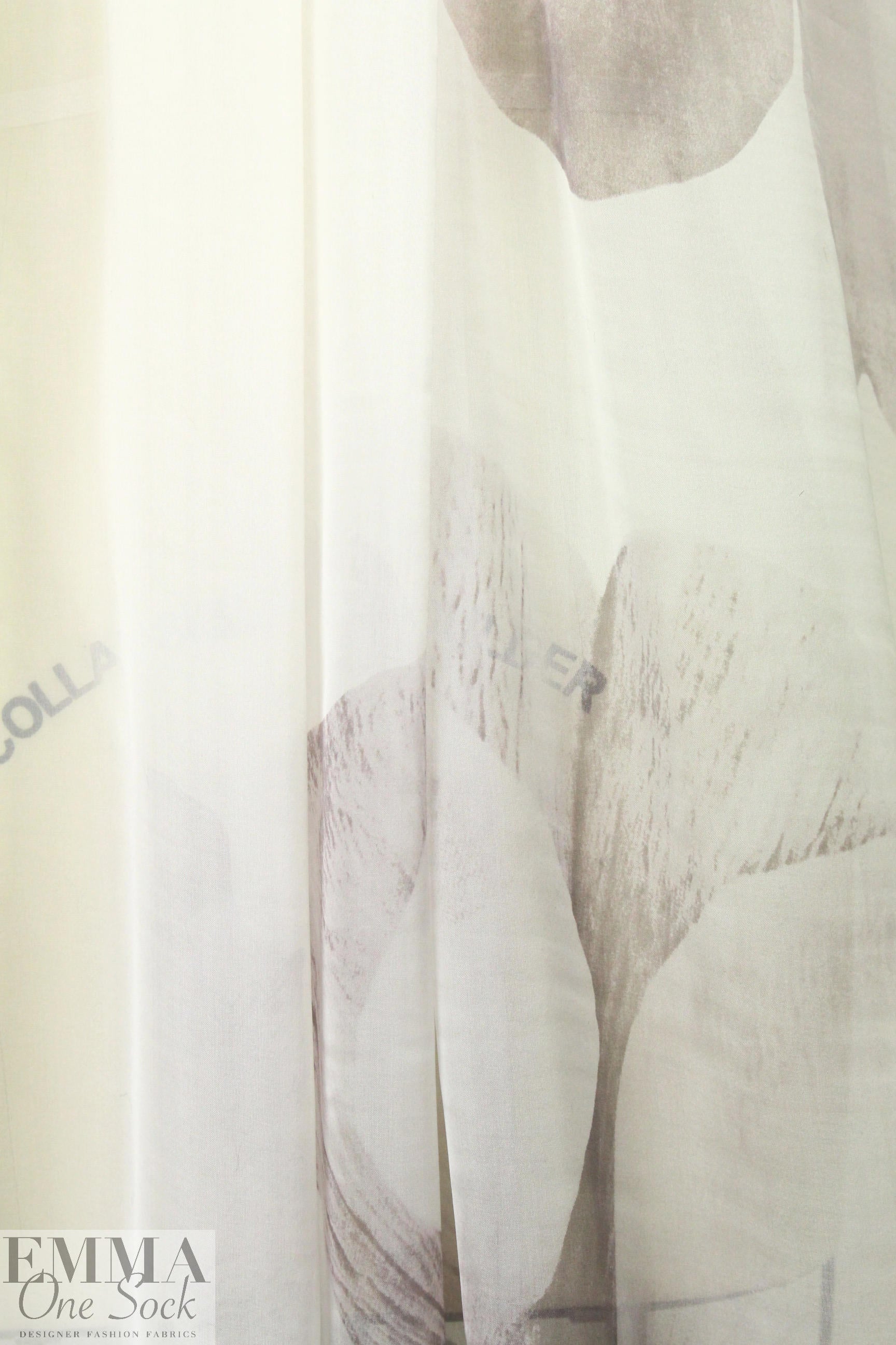 Carmen Marc Va1vo 'grand flower' silk chiffon