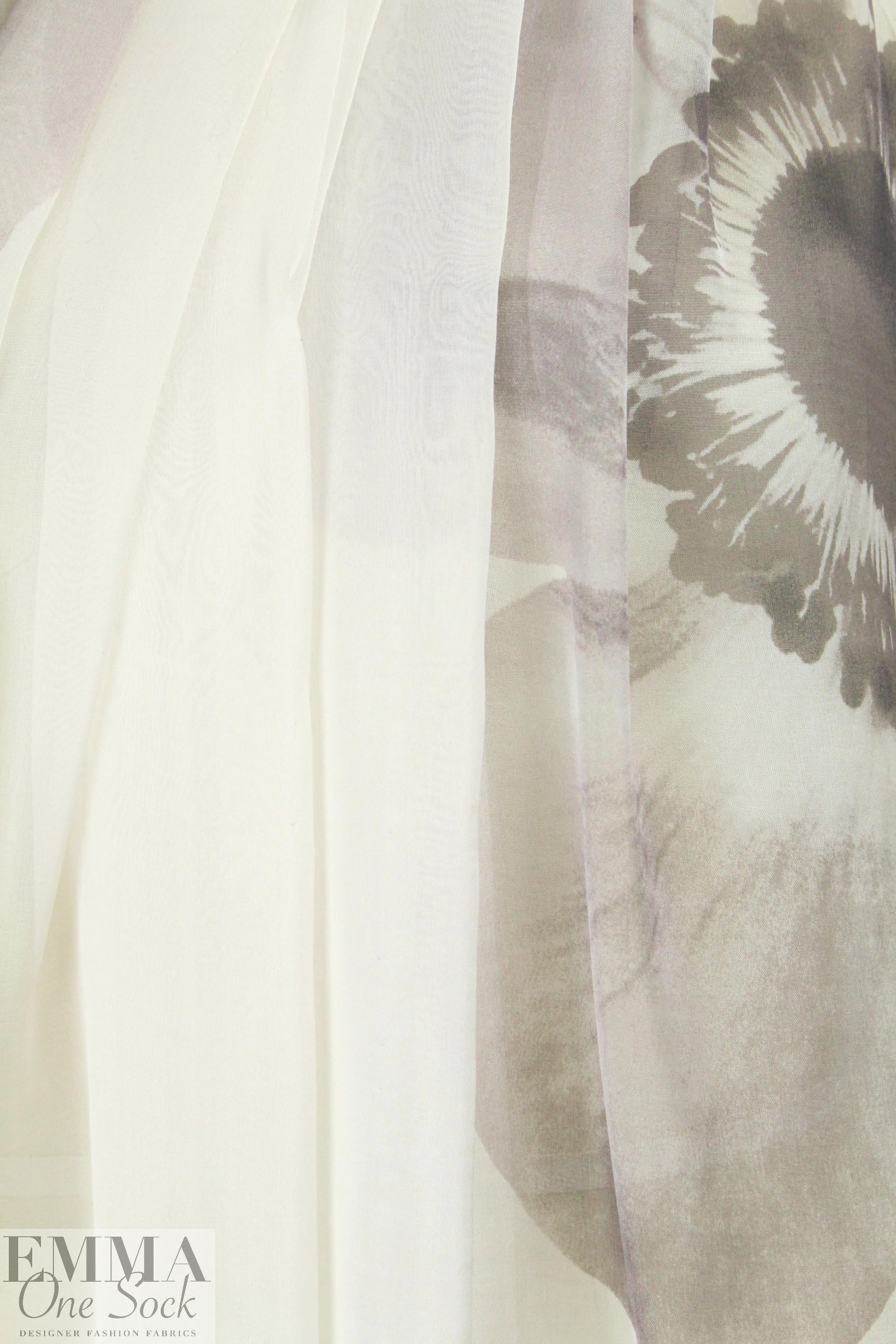 Carmen Marc Va1vo 'grand flower' silk chiffon