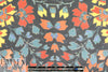 Italian rorschach folk flower silk chiffon 1.25 yd