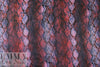 NY designer 'reptile ombre' silk georgette 2 yd