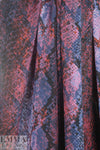 NY designer 'reptile ombre' silk georgette 2 yds