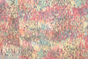 famous designer abstract rain metallic silk sheer