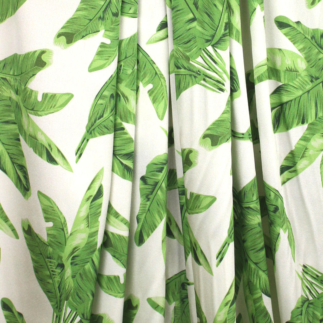 CA designer leafy greens silk stretch charmeuse 2 yd