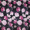 CA designer 'floral spotlight' silk stretch charmeuse