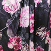 CA designer 'floral spotlight' silk stretch charmeuse