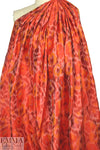 Carmen Marc Va1vo ikat silk taffeta - spice