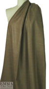 CA designer woodsy brown silk tweed suiting