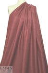 CA designer silk suiting - rustic red